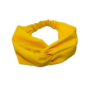 turbante tendencia complementos belleza amarillo